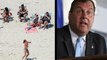 NJ Gov. Chris Christie quips that beach photos are an 'incredible scandal