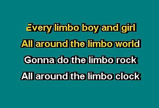 LIMBO ROCK - CHUBBY CHECKER (KARAOKE)
