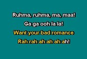 BAD ROMANCE - LADY GAGA (KARAOKE)