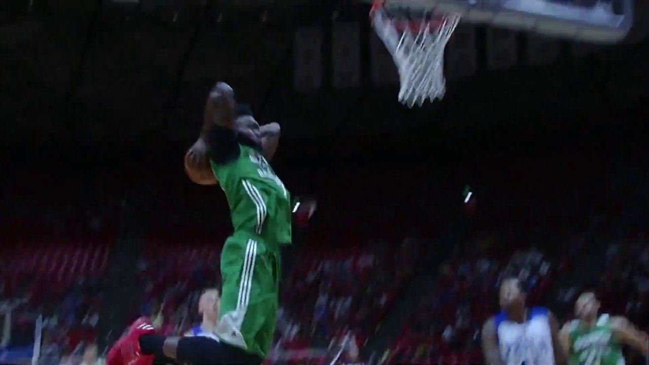 Jaylen Brown Throws It Down - Celtics vs Sixers - Summer League - July 03, 2917