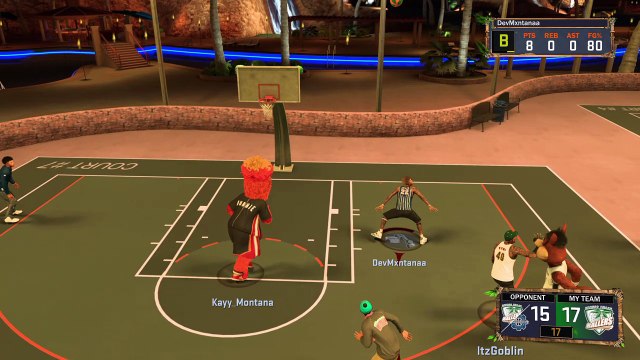 Between The Legs Contact Dunk