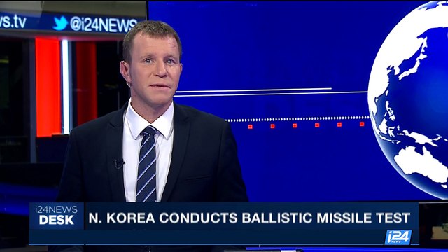 i24NEWS DESK | N.Korea conducts ballistic missile test | Tuesday, July 4th 2017