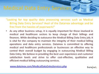 Medical Data Entry Services