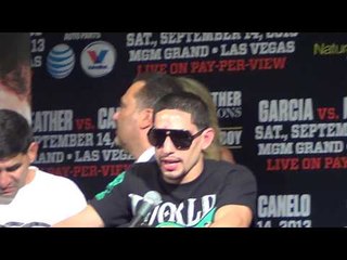 danny garcia and angel garcia post fight EsNews Boxing