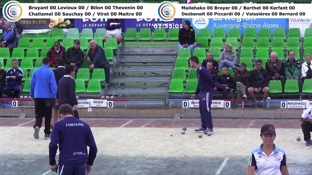 Quarts de finale M1, Sport Boules, France Doubles, Feurs 2017