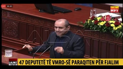 Senaca kuvendore, përplasje mes LSDM-së dhe VMRO-së