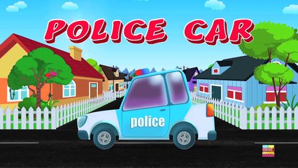 Street Vehicles | cartoon cars and truck for kids | educational video