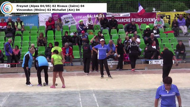 Barrages F2, Sport Boules, France Doubles, Feurs 2017