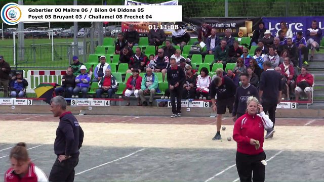 Barrages M1, Sport Boules, France Doubles, Feurs 2017