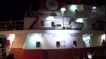 Saldırıya Uğrayan Türk Gemisi Marmaris Limanı’na Yanaştı