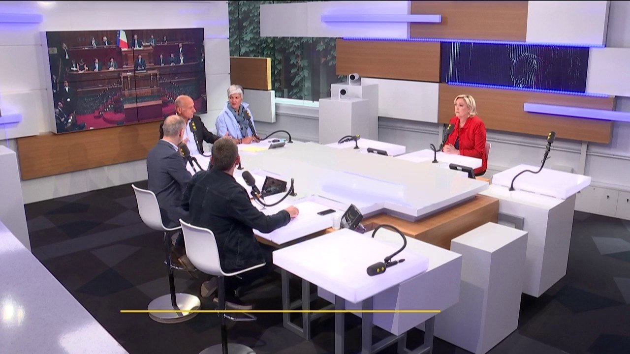 "Long et gazeux" ➡️ le jugement de Marine Le Pen sur le discours d'Emmanuel Macron devant le Congrès