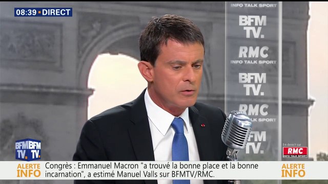 Manuel Valls: Emmanuel Macron a trouvé la bonne place et la bonne incarnation