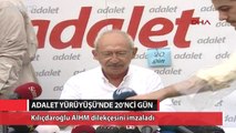 Kılıçdaroğlu AİHM dilekçesini imzaladı