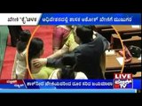 MLA Ashok Kheny Tires To Hug Actress Tara & Jayamala In Vidhan Sabha
