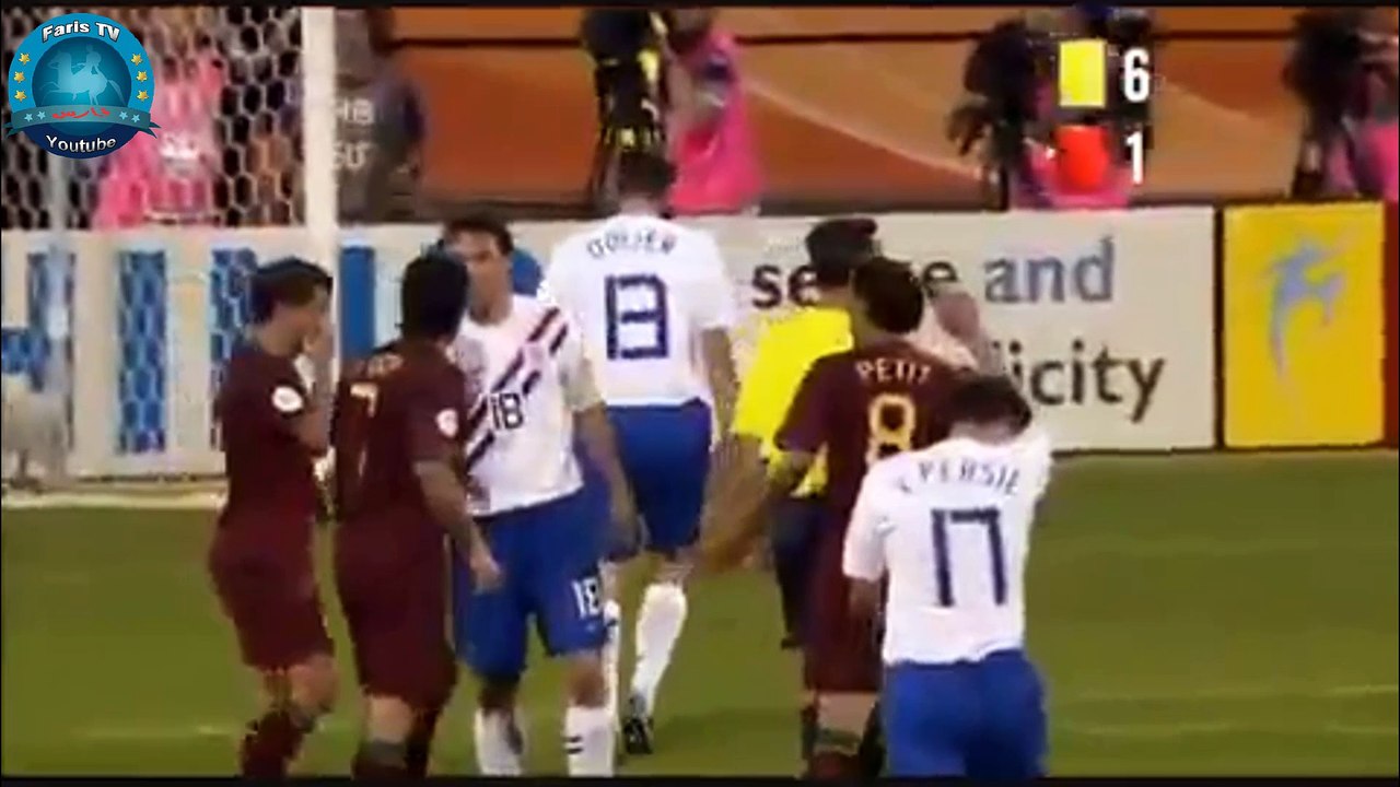 اعنف مباراة في تاريخ كرة القدم - 16 كرت أصفر