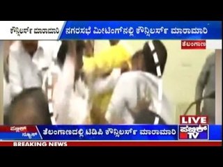TDP Councillors Hit Each Other During Meeting