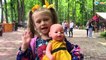 ВЛОГ Прогулка с Куклой Беби Борн на детской площадке | Играем и кормим животных Видео для детей