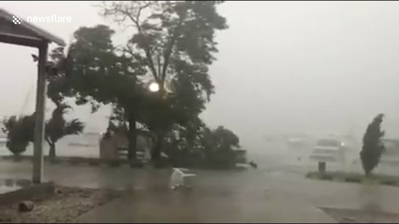 Extreme thunderstorm batters Varna, Bulgaria