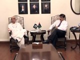 SindhCM Syed Murad Ali Shah and Syed Khursheed Shah discuss issues of mutual interest in their meeting