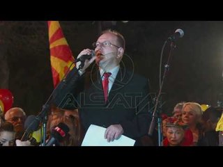 Vazhdon protesta anti-platformës shqiptare