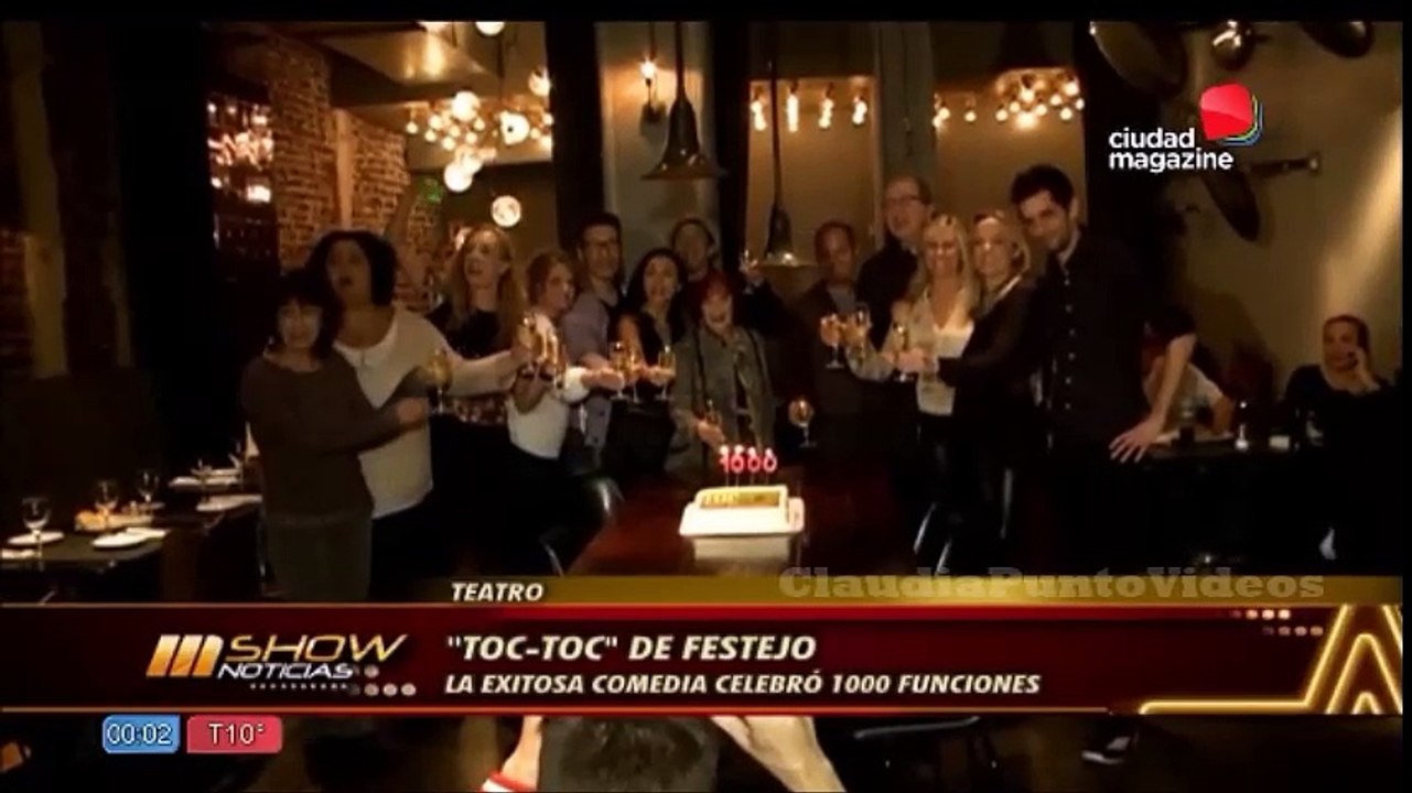 Teatro: "Toc-Toc" de festejo, celebró 1000 funciones. MShow Noticias
