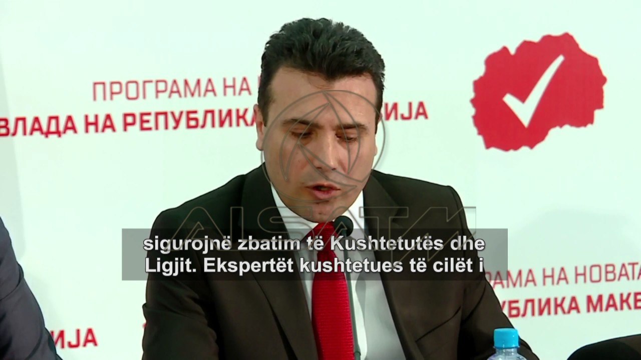 Zaev premton përdorim të zgjeruar të shqipes në Maqedoni