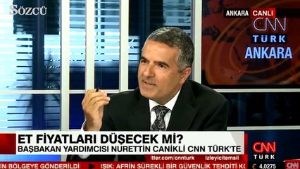 Nurettin Canikli: Et fiyatlarını stokçular yükseltiyorlar