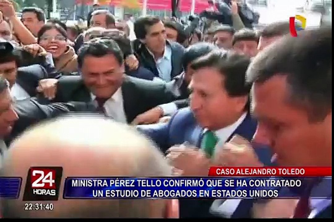 Alejandro Toledo: gobierno confirma que ha contratado estudio de abogados en EEUU