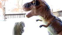 Edificio dinosaurio jurásico Bloqueo de parque Informe juguete juguetes tirano saurio Rex vídeo Mundo 4 dinotrux