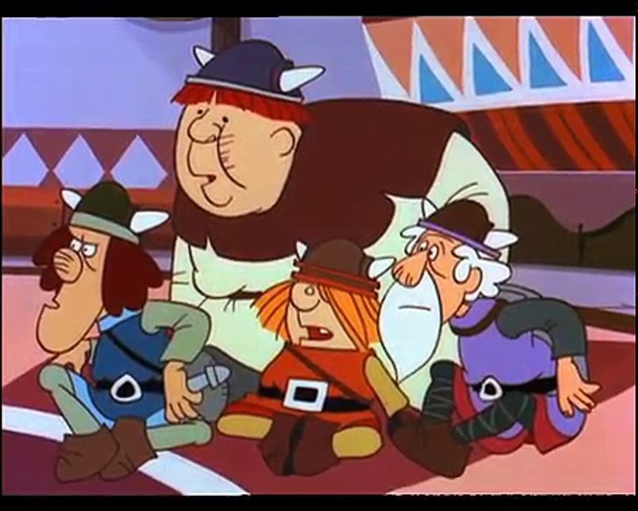 Vic le viking (1974) . Le secret de la boucle d'or . épisode 40 .