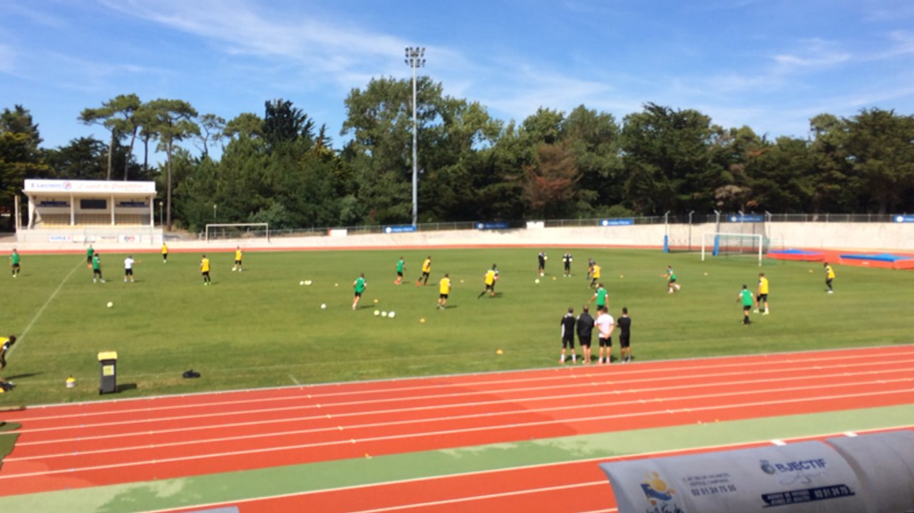 Les joueurs du Sco d'Angers préparent leur début de saison