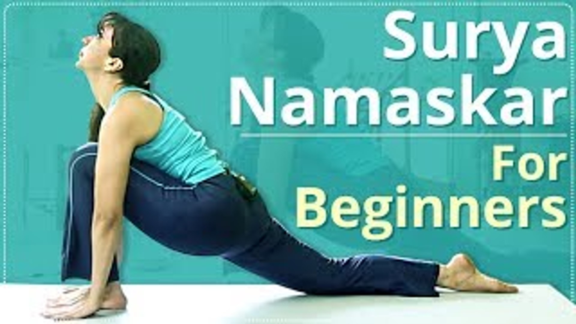 Surya namaskar yoga steps