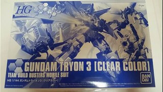 129 HGBF 1/144 Gundamトライオン3 クリアカラーVer. ガンプラ作ってみた！ Gunpla  EXPO in TSUDANUMA 津田沼パルコ 千葉県