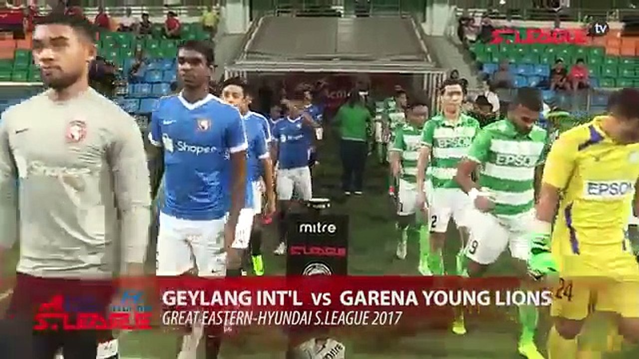 Geylang International 2:1 Young Lions (Singapore S-League 2 July 2017)