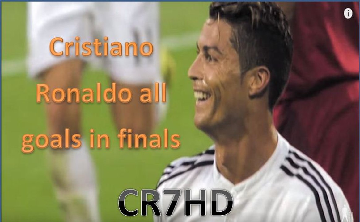 Cristiano Ronaldo ● All Goals in Finals