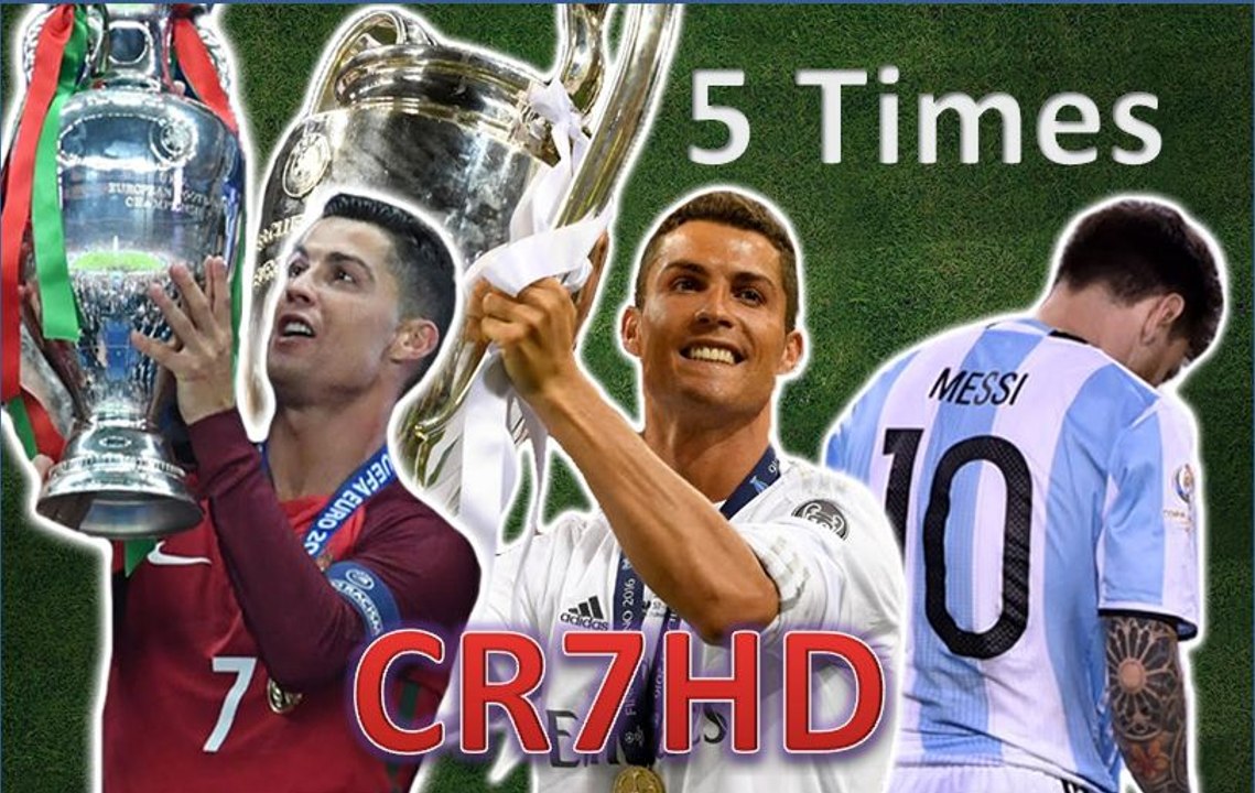 5 Times Cristiano Ronaldo beated Lionel Messi ● When Ronaldo Makes Messi Disappear