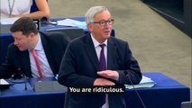 Jean-Claude Juncker calls European Parliament 'ridiculous' after small number of MEPs attend debate