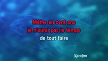 Claudio Capéo - Je n'aurai pas le temps (Love Michel Fugain) KARAOKE / INSTRUMENTAL