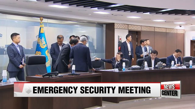 President Moon calls emergency NSC meeting in response to missile launch