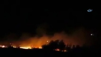 TSK'nın Vurduğu Pyd Mevzileri Alev Alev Yandı