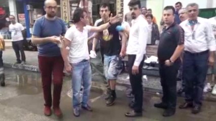 Karşı Şeritten Gelen Araca Çarparak Durabildi