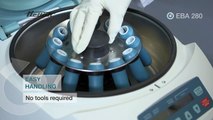 The Hettich EBA 280 & EBA 280 S 90° Tabletop Clinical Centrifuges