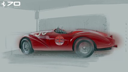 Ferrari 125 S Sketch