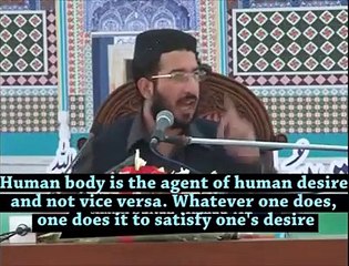 Best way to discipline one's body is to discipline one's desires