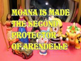 MOANA IS MADE THE SECOND PROTECTOR OF ARENDELLE  MCQUEEN DORAEMON MINION BOWSER SUPER MARIO SPIDERMAN ANNA ELSA Toys Kid