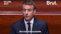 Devant le Congrès de Versailles, Emmanuel Macron dit vouloir en finir avec 