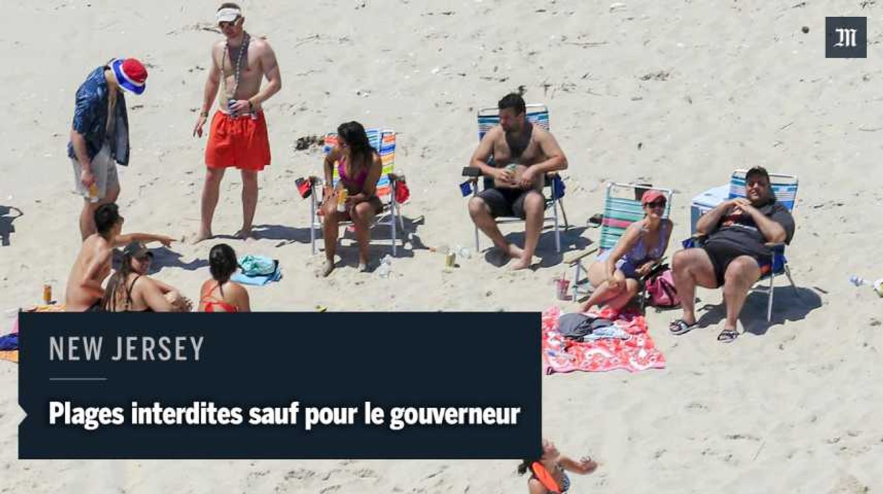 New Jersey : le gouverneur interdit les plages, sauf pour lui