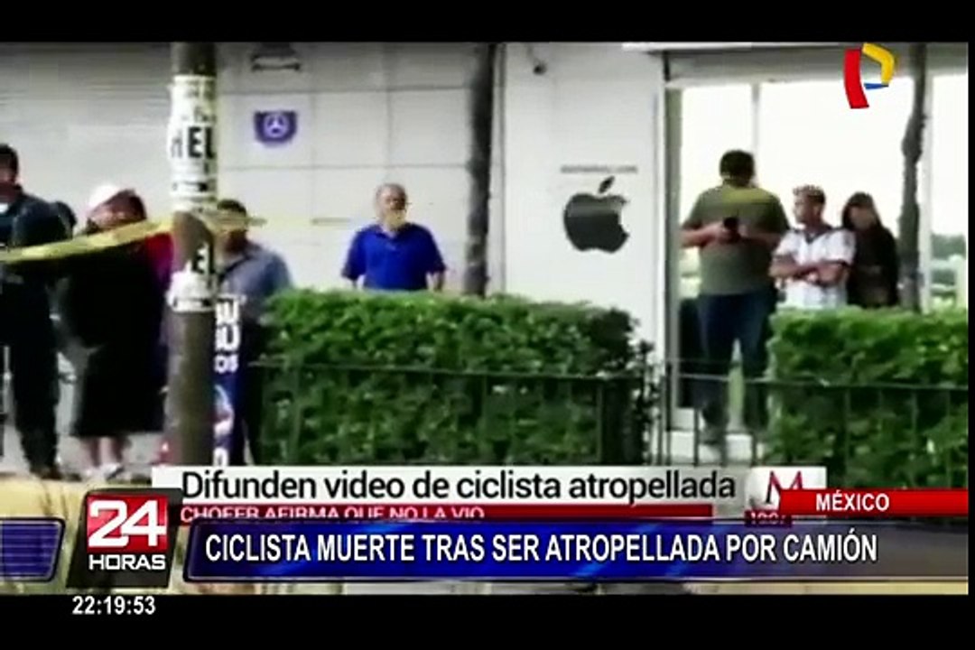 México: mujer muere tras arrollada mientras manejaba bicicleta