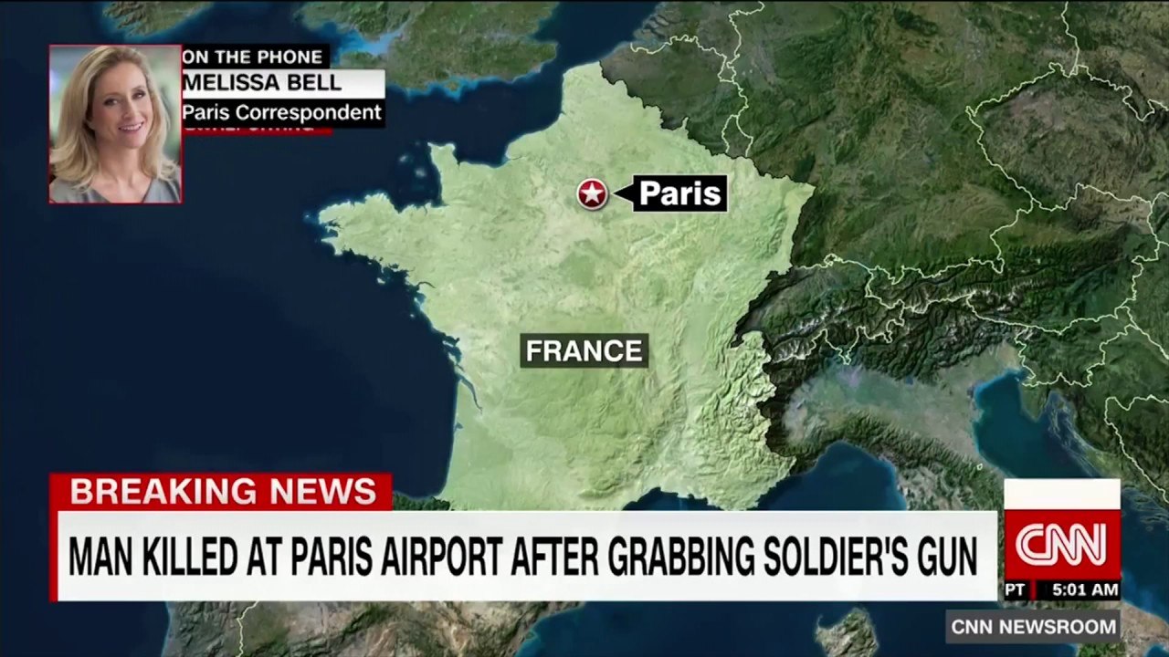 AKT TERRORIST NE AEROPORTIN ORLY TE PARISIT, NJE PERSON SULMON USHTAREN DHE ME PAS EKZEKUTOHET LAJM