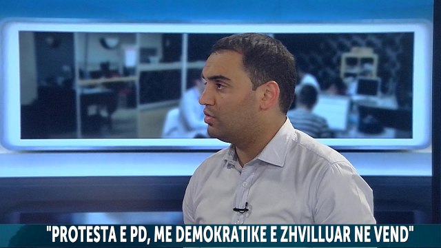 Report TV - Protesta e opozitës, i ftuar Belind Kellici Kryetari i FRPD-së